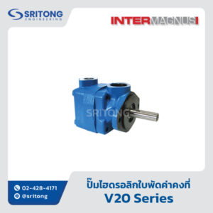 <b>ปั๊มไฮดรอลิกใบพัดเดี่ยว</b></br>(Single Vane Hydraulic Pump) – Intermagnus V10, V20 Series