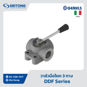 <b>วาล์วมือโยก 3 ทาง</b></br>(3-Ways Diverter Valves) – Gemels DDF Series