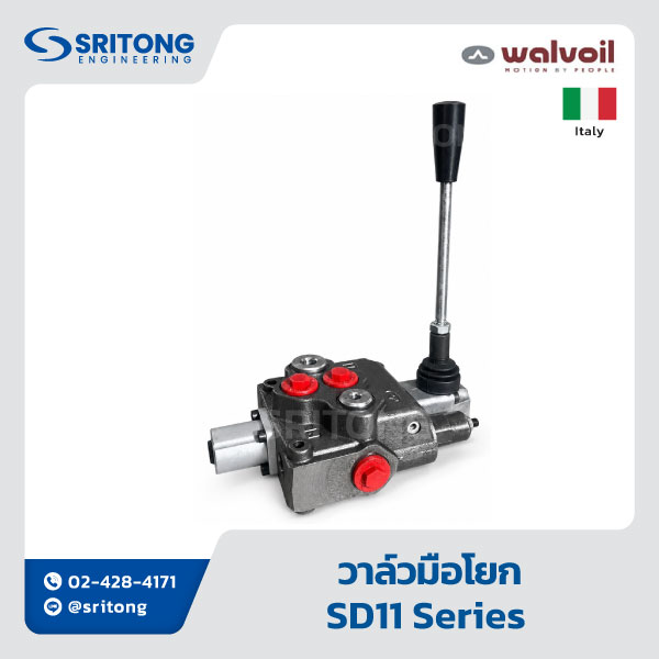 <b>วาล์วมือโยก</b></br> (Monoblock Valve) – Walvoil SDM080, SD4, SD5, SDM143, SD11, SD18, SDM140, SDS400 Series - Image 4
