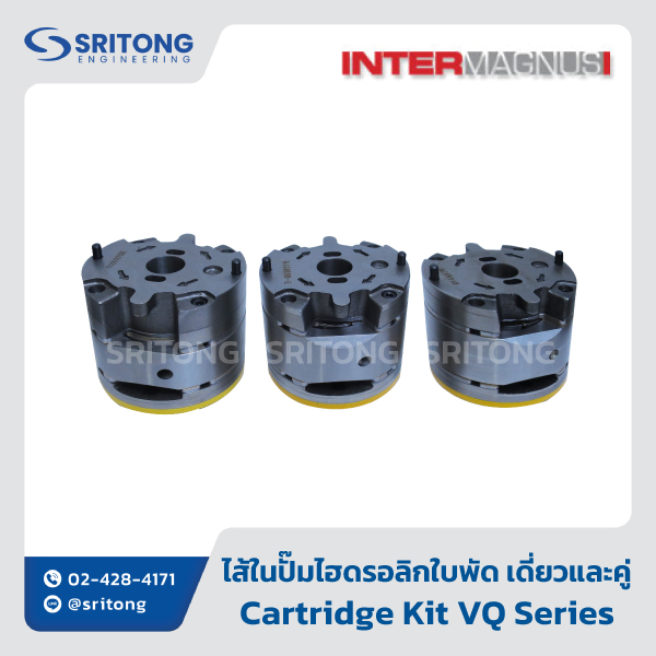 <b>ไส้ในปั๊มไฮดรอลิกใบพัด เดี่ยวและคู่</b></br> (Single and Double Vane Pump Cartridge Kit) – Intermagnus V, VQ Series - Image 2